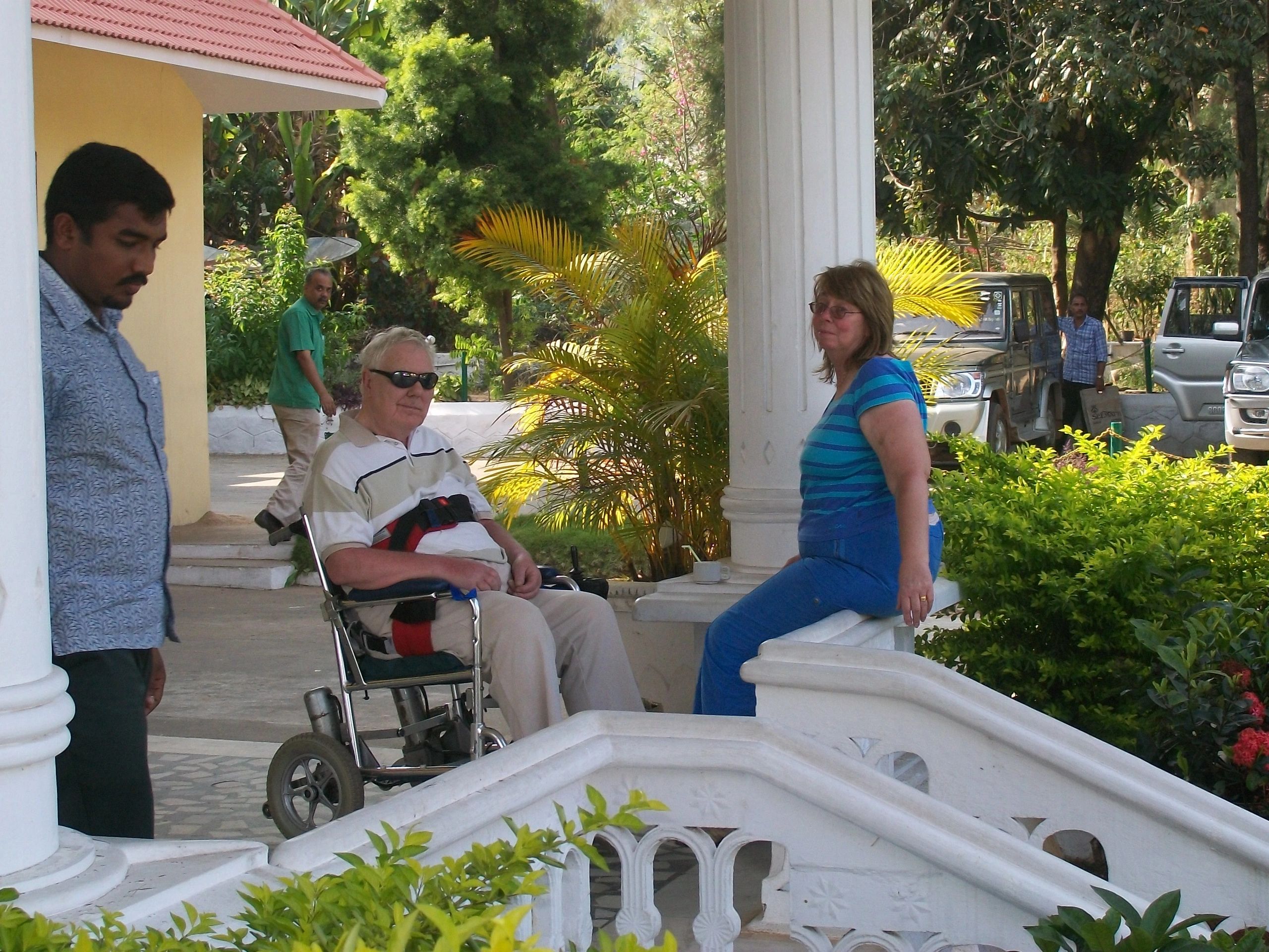 India tropical veranda