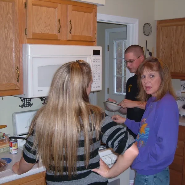 Linda before her MS progressed