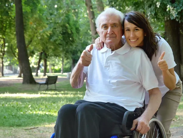 Physical therapist working with a patient
